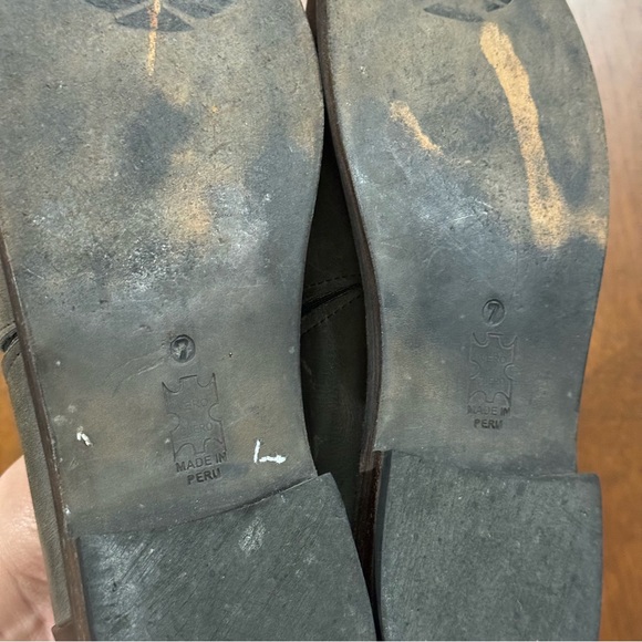 Fortress Of Inca Leather Shoes Slip On Loafer Handmade Size 7 - Picture 6 of 6